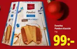 Lidl Favorina Pandoro klassisk, SEK 99 erbjuda
