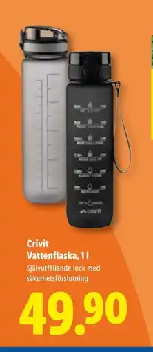 Lidl Crivit Vattenflaska, 1 l, SEK 49.9 erbjuda