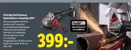 Lidl Parkside Performance Batteridriven vinkelslip 20V, SEK 399 erbjuda