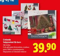 Lidl Crelando Julpysselset för barn, SEK 39.9 erbjuda