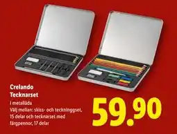 Lidl Crelando Tecknarset, SEK 59.9 erbjuda