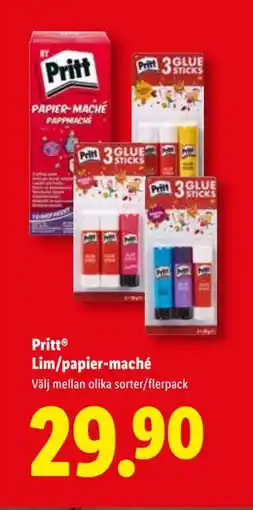 Lidl Pritt Lim/papier-maché, SEK 29.9 erbjuda