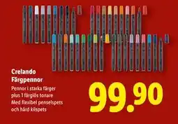 Lidl Crelando Färgpennor, SEK 99.9 erbjuda