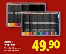 Lidl Crelando Färgpennor, SEK 49.9 erbjuda
