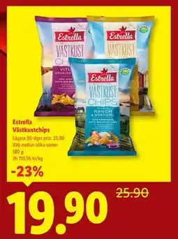 Lidl Estrella Västkustchips, SEK 19.9 erbjuda