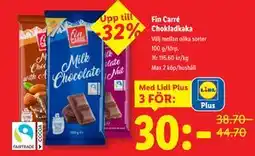 Lidl Fin Carré Chokladkaka, Pris i appen erbjuda