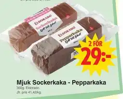 Matöppet Mjuk Sockerkaka - Pepparkaka, SEK 29 erbjuda