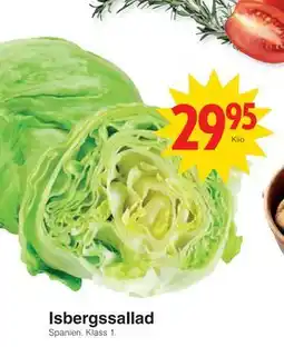 Matöppet Isbergssallad, SEK 29.95 erbjuda