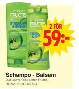 Matöppet Schampo - Balsam, SEK 59 erbjuda