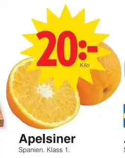 Matöppet Apelsiner, SEK 20 erbjuda