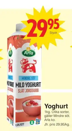 Matöppet Yoghurt, SEK 29.95 erbjuda