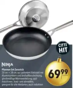 Citti Ninja Pfannon Set Zerostick erbjuda
