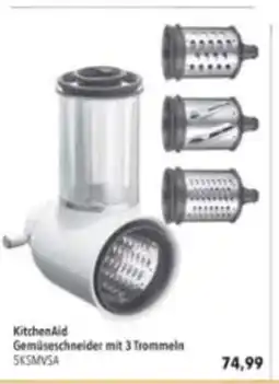 Citti KitchenAid Gemüseschneider mit 3 Trommeln erbjuda