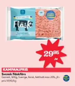 Hemköp Svensk fläskfärs erbjuda