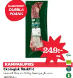 Hemköp Ekologisk fläskfilé erbjuda