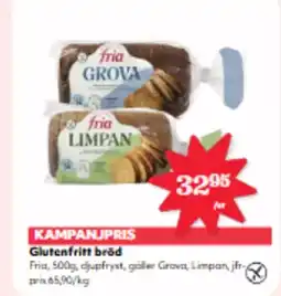Hemköp Glutenfritt bröd erbjuda