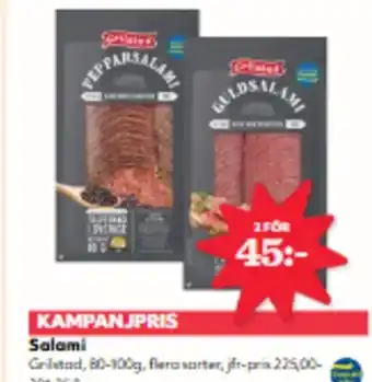 Hemköp Salami erbjuda