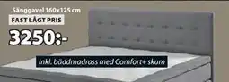JYSK Sänggavel 160x125 cm, SEK 3250 erbjuda