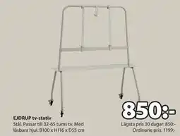 JYSK EJDRUP tv-stativ, SEK 850 erbjuda