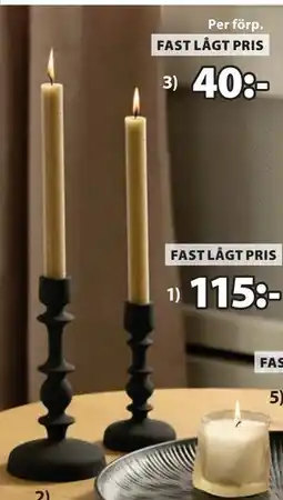 JYSK BERTEL kronljus, SEK 40 erbjuda