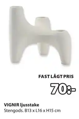 JYSK VIGNIR ljusstake, SEK 70 erbjuda