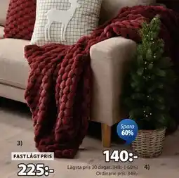 JYSK HVIDBLOMME pläd, SEK 225 erbjuda