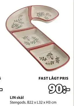 JYSK LIN skål, SEK 90 erbjuda
