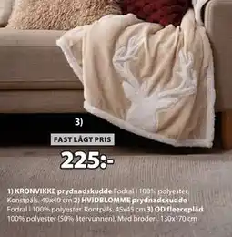 JYSK OD fleecepläd, SEK 225 erbjuda