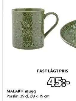 JYSK MALAKIT mugg, SEK 45 erbjuda