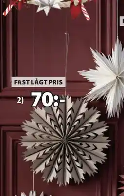 JYSK SEPTARIE julstjärna, SEK 70 erbjuda
