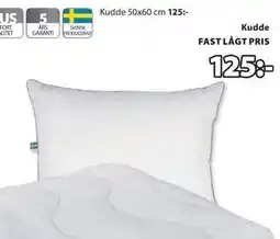 JYSK Kudde, SEK 125 erbjuda