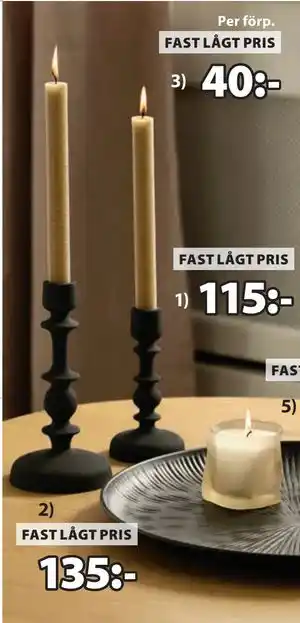 JYSK CASPAR Ijusstake, SEK 115 erbjuda