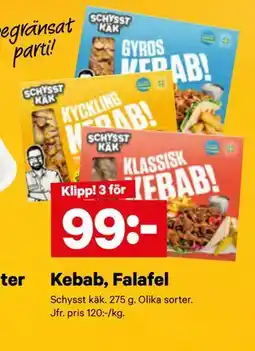 City Gross Kebab, Falafel, SEK 99 erbjuda