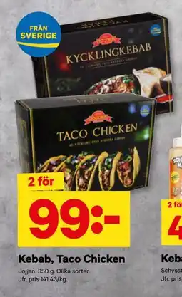 City Gross Kebab, Taco Chicken, SEK 99 erbjuda