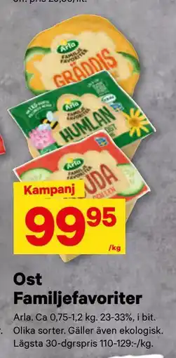 City Gross Ost Familjefavoriter, SEK 99.95 erbjuda