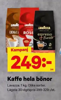 City Gross Kaffe hela bönor, SEK 249 erbjuda