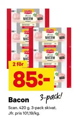 City Gross Bacon, SEK 85 erbjuda