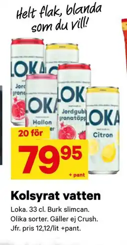 City Gross Kolsyrat vatten, SEK 79.95 erbjuda