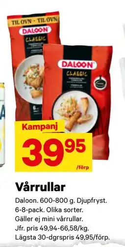 City Gross Vårrullar, SEK 39.95 erbjuda