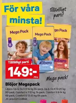 City Gross Blöjor Megapack, SEK 149 erbjuda