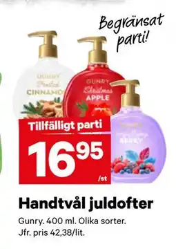 City Gross Handtvål juldofter, SEK 16.95 erbjuda