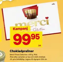 City Gross Chokladpraliner, SEK 99.95 erbjuda