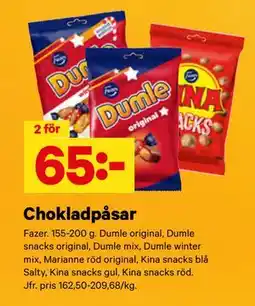 City Gross Chokladpåsar, SEK 65 erbjuda