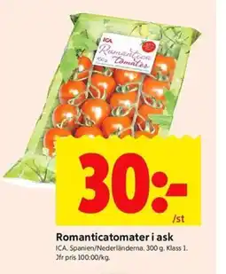 ICA Kvantum ICA Romanticatomater i ask erbjuda
