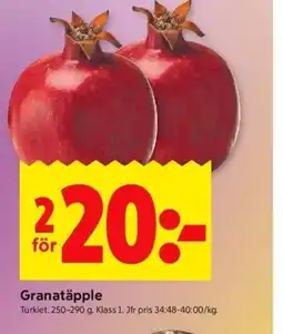ICA Kvantum Granatäpple erbjuda