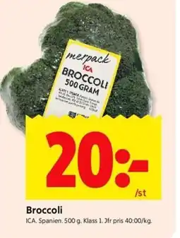 ICA Kvantum ICA Broccoli erbjuda
