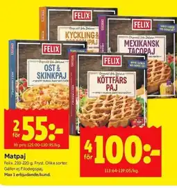 ICA Kvantum FELIX Matpaj erbjuda