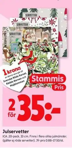 ICA Kvantum ICA Julservetter erbjuda