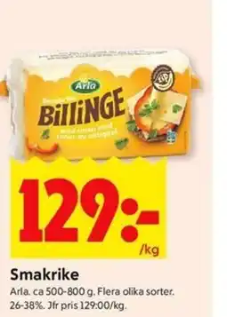 ICA Kvantum Arla Smakrike erbjuda