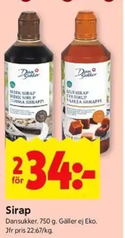 ICA Kvantum Dansukker Sirap erbjuda